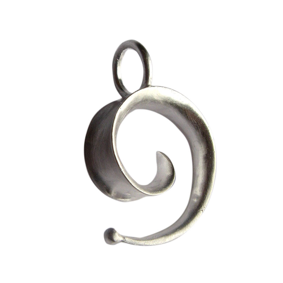Spiralanhänger, Silber