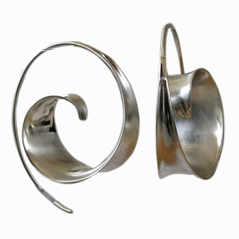 Kreole zum Eindrehen,Silber