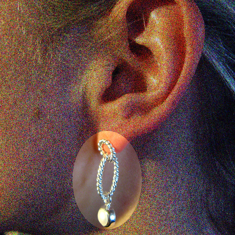 E 176 Ohrschmuck mit Perle