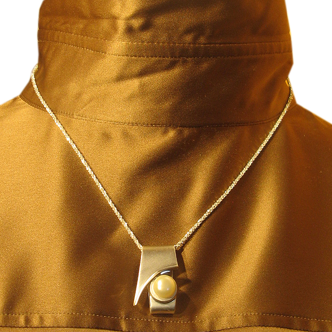 Hänger, Silber,mit  Perle  