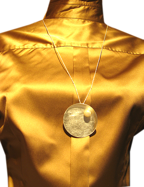 Hänger,Silber mit Zuchtperle