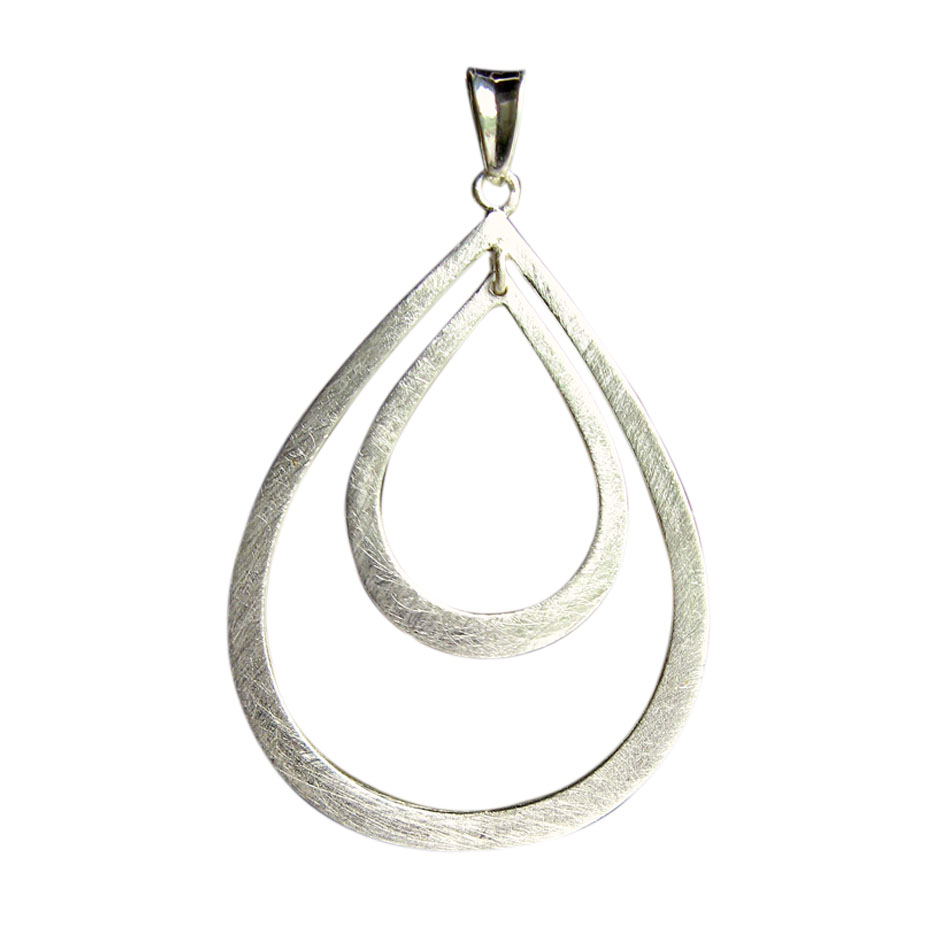 P 711 Anhänger aus Silber. eismatt