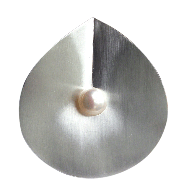 Hänger, Silber mit Perle