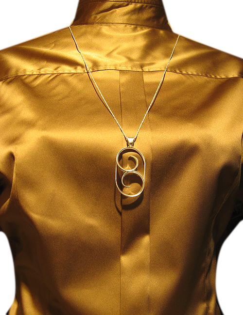 Hänger Silber , feinmatt