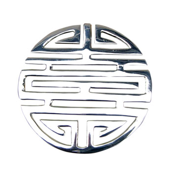 Silberhänger Double Happiness