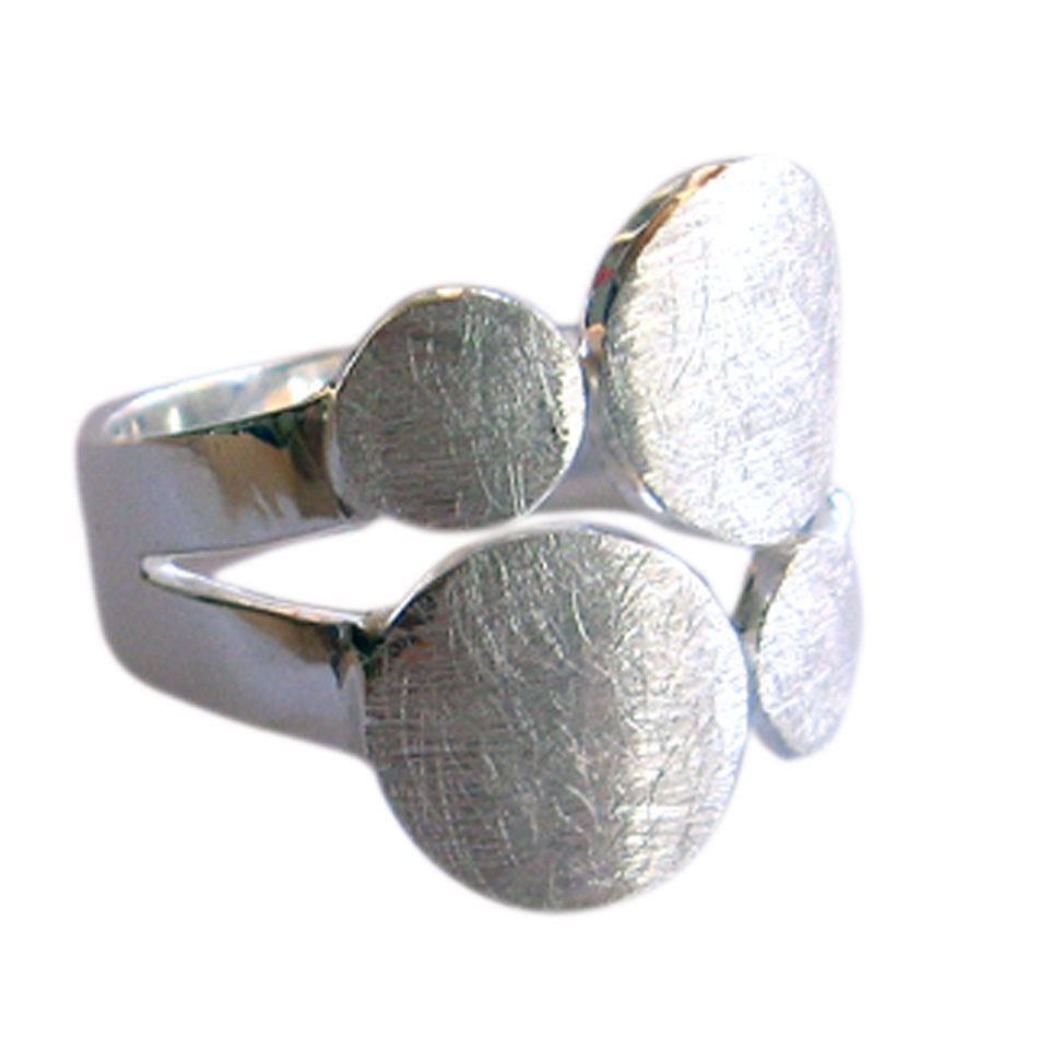 Ring. Silber.eismatt