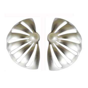 Ohrstecker , Perle  ca. 35 x 22 mm  siehe auch Brosche  BR 330