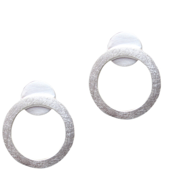 Silberohrstecker, icematt/feinmatt