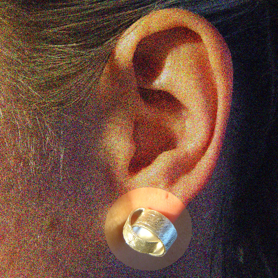 E 144  Designohrschmuck aus Silber