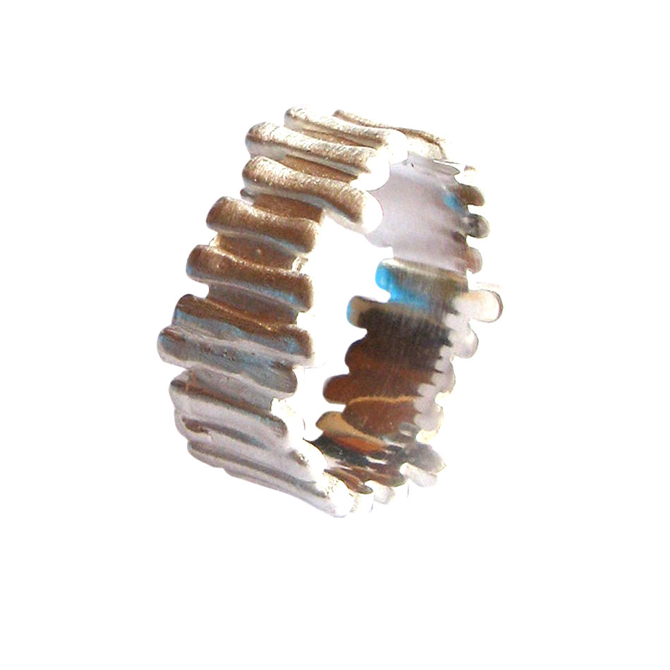 Individueller Ring aus 925er Silber