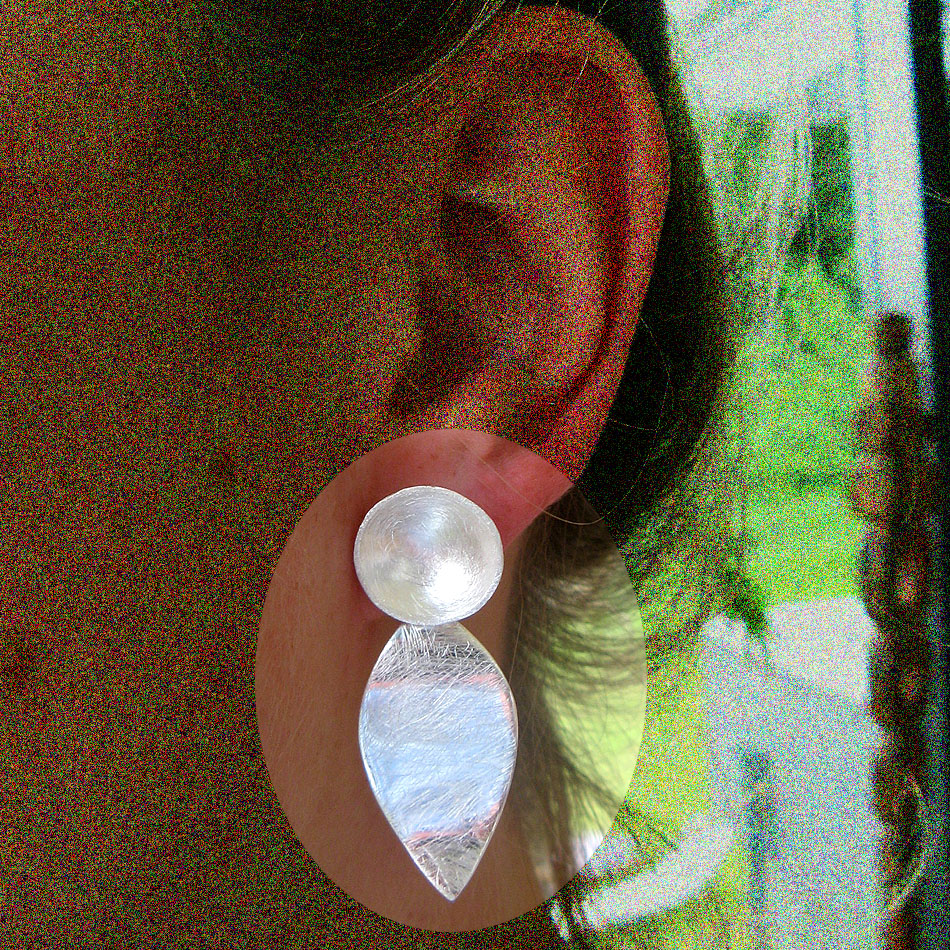 Designohrschmuck aus 925er Silber