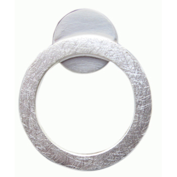 Silberohrstecker, icematt/feinmatt