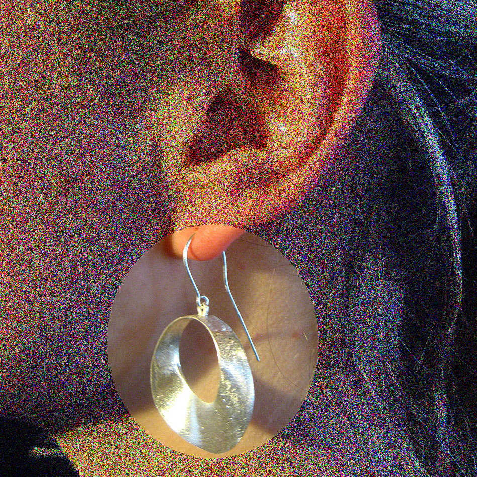 E 174 Designohrhänger aus Silber