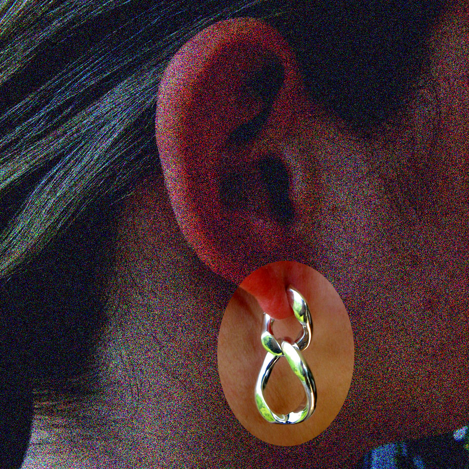 E 195  zweiteiliger Ohrschmuck