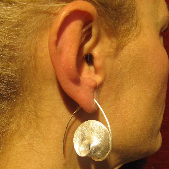 Ohrhänger, icematt 925er Silber