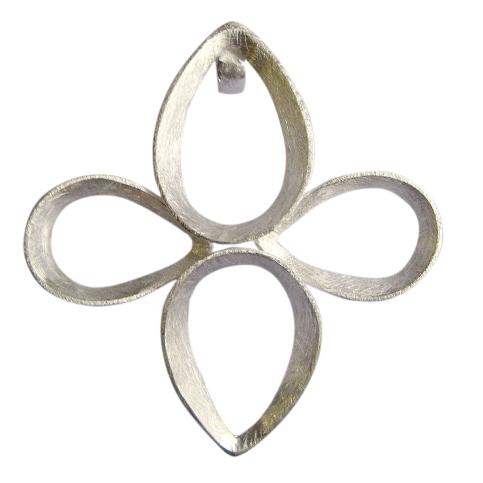 P 690  Blütenanhänger aus Silber