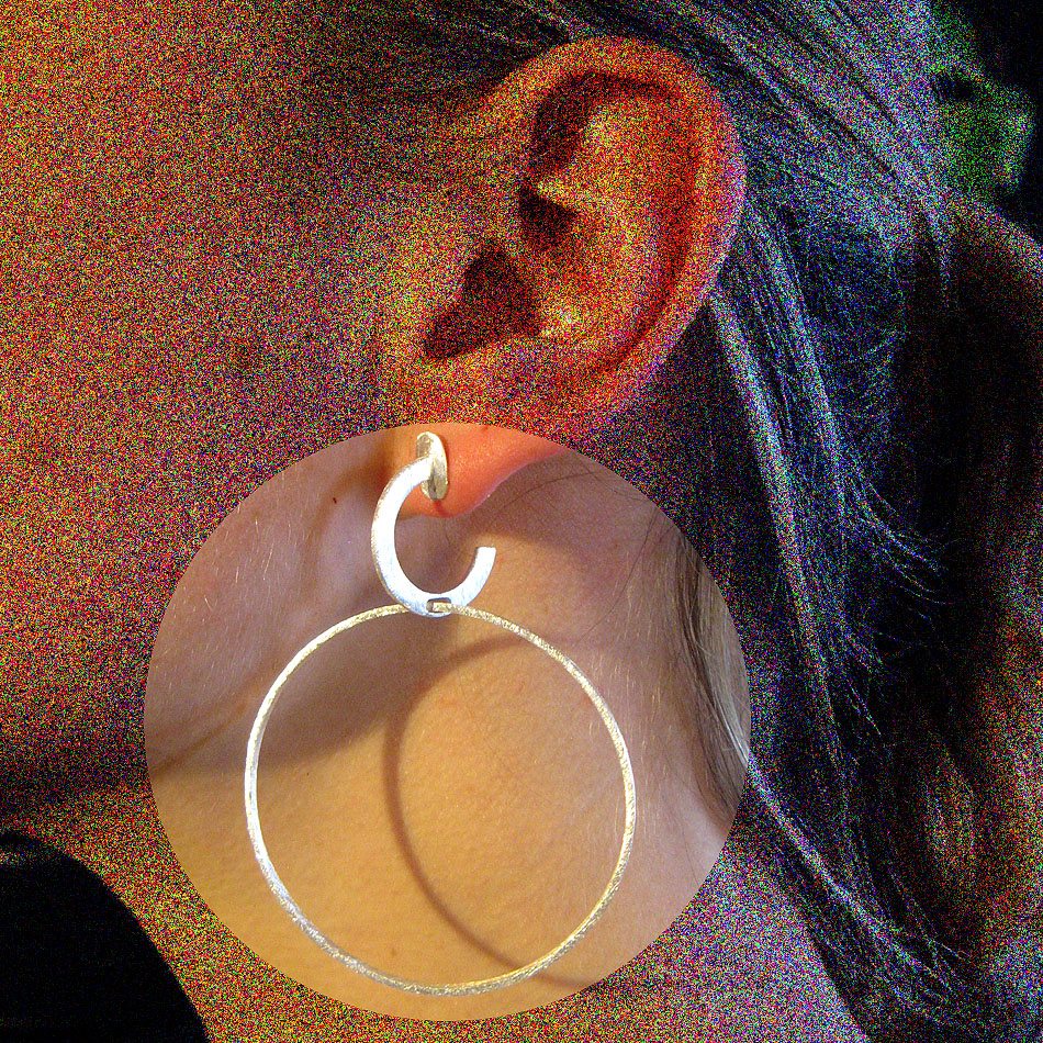 E 179  Designohrschmuck aus Silber