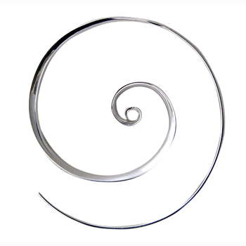 Kreole zum Eindrehen , Silber