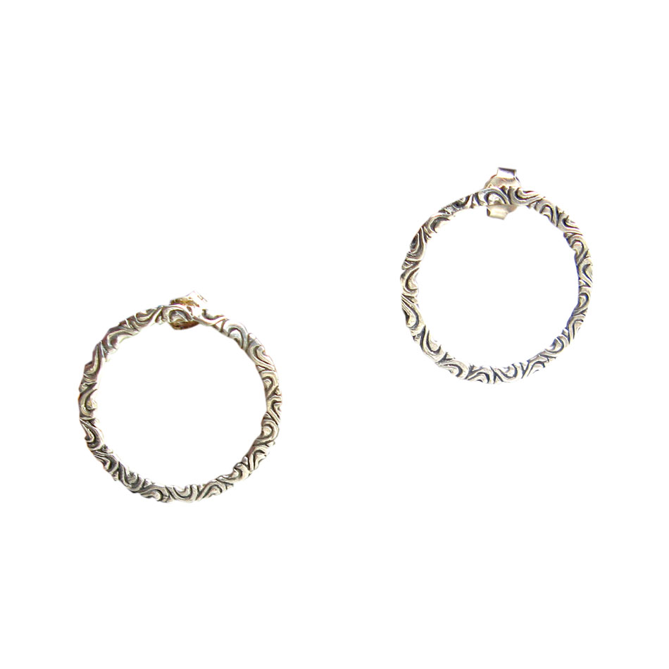 E 192  Ohrring , Silber