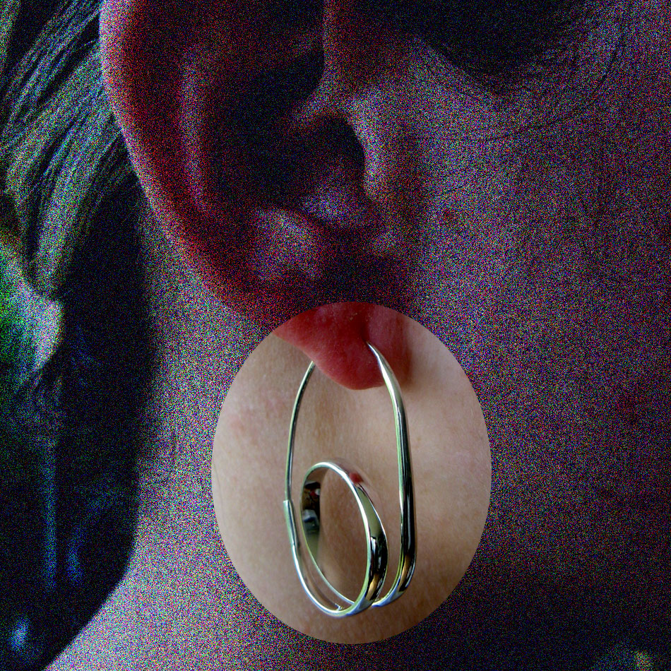 E 203 raffinierter Ohrschmuck