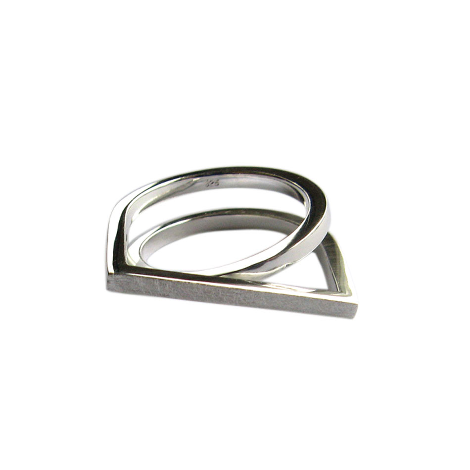 R 711  Designring aus massivem Silber