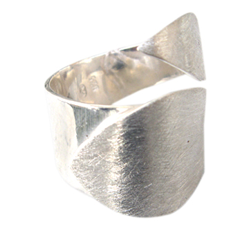 offener Silberring, icematt