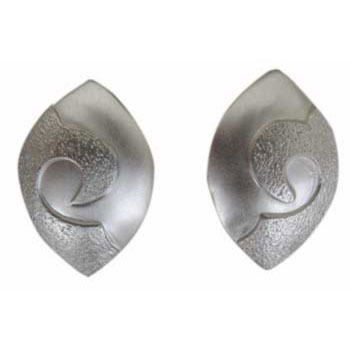 Ohrstecker ca. 20 x 30 mm  siehe auch Ring R 410, Brosche : BR 325 und BR 324