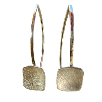 E 738  icemattierte Plättchen  am..und mit Stil