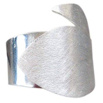 offener Silberring, icematt