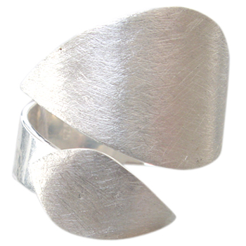 offener Silberring, icematt