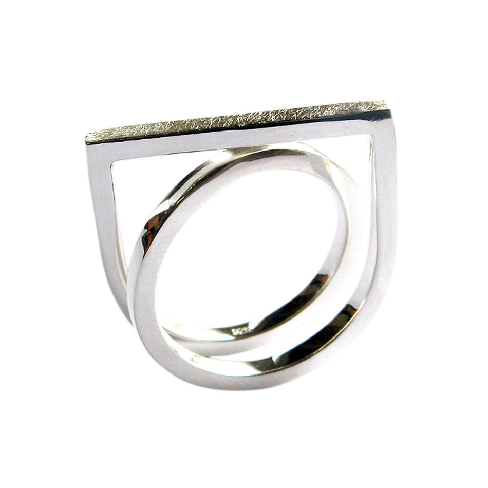 R 711  Designring aus massivem Silber